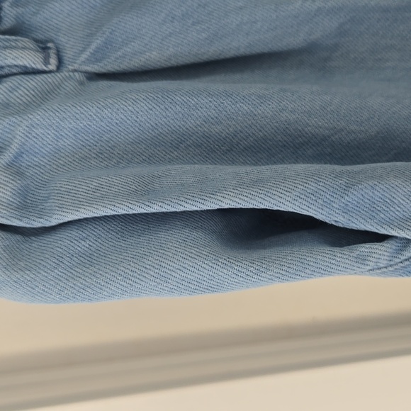 Uniqlo Light Blue Denim Pants Wide Legs High Waisted M  28-29. - Picture 3 of 7